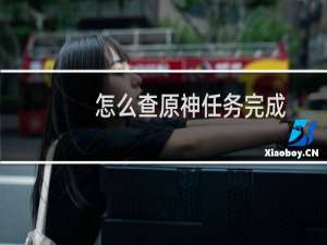 怎么查原神任务完成