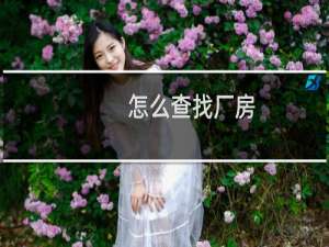 怎么查找厂房