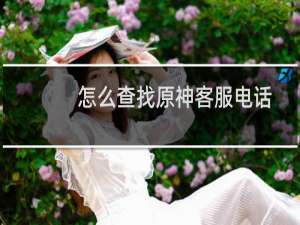 怎么查找原神客服电话