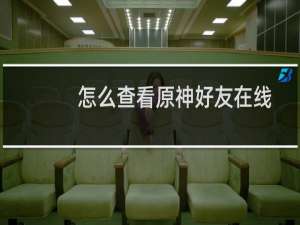 怎么查看原神好友在线