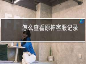 怎么查看原神客服记录