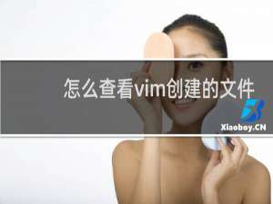 怎么查看vim创建的文件