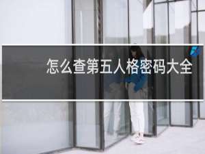 怎么查第五人格密码大全
