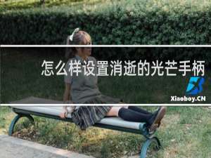 怎么样设置消逝的光芒手柄