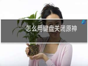 怎么用键盘关闭原神