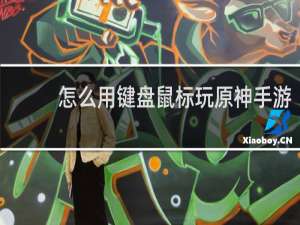 怎么用键盘鼠标玩原神手游