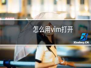 怎么用vim打开