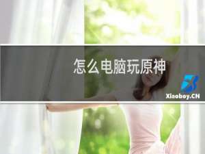 怎么电脑玩原神