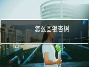 怎么画银杏树