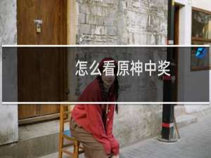 怎么看原神中奖