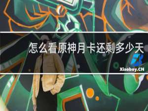 怎么看原神月卡还剩多少天