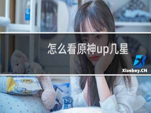 怎么看原神up几星