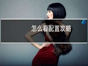 怎么看配置攻略