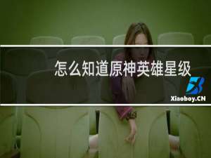 怎么知道原神英雄星级