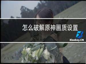 怎么破解原神画质设置