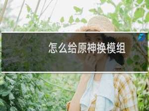 怎么给原神换模组