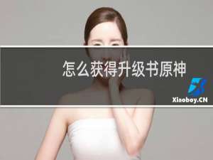怎么获得升级书原神