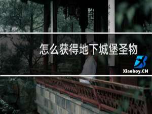 怎么获得地下城堡圣物