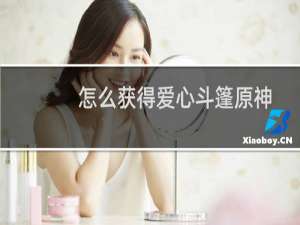怎么获得爱心斗篷原神
