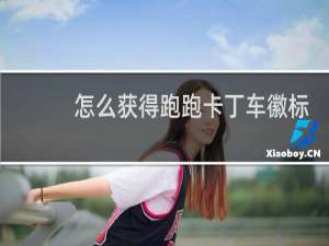 怎么获得跑跑卡丁车徽标