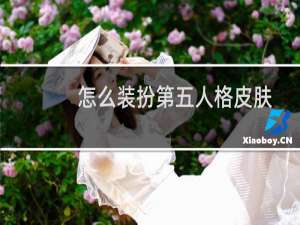 怎么装扮第五人格皮肤