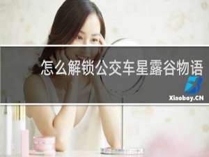 怎么解锁公交车星露谷物语