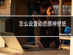 怎么设置动态原神壁纸