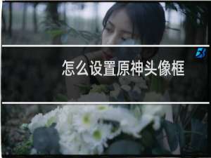 怎么设置原神头像框