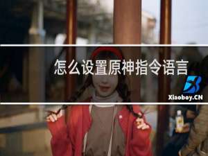 怎么设置原神指令语言