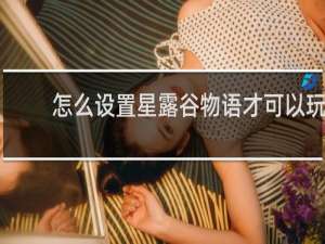 怎么设置星露谷物语才可以玩