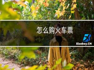 怎么购火车票