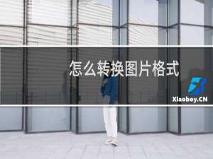 怎么转换图片格式