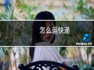 怎么运快递