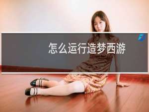 怎么运行造梦西游