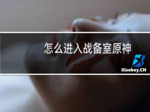 怎么进入战备室原神