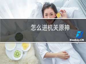 怎么进机关原神