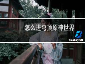 怎么进穹顶原神世界