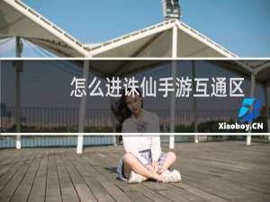 怎么进诛仙手游互通区