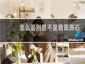 怎么鉴别是不是翡翠原石