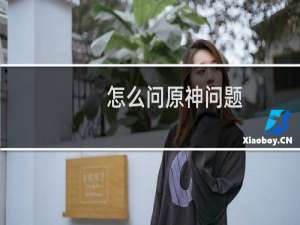 怎么问原神问题