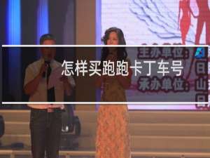怎样买跑跑卡丁车号