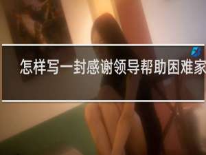 怎样写一封感谢领导帮助困难家庭