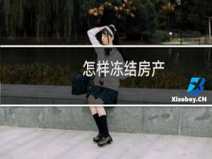 怎样冻结房产
