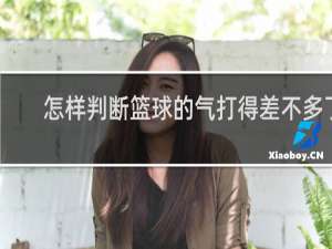 怎样判断篮球的气打得差不多了