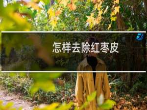 怎样去除红枣皮