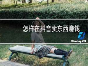 怎样在抖音卖东西赚钱
