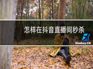 怎样在抖音直播间秒杀