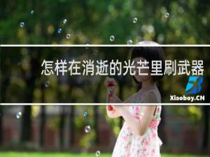 怎样在消逝的光芒里刷武器