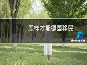 怎样才能德国移民