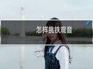 怎样挑铁观音